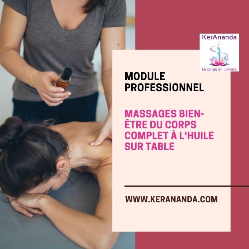 Kerananda Formation Massages à l'huile