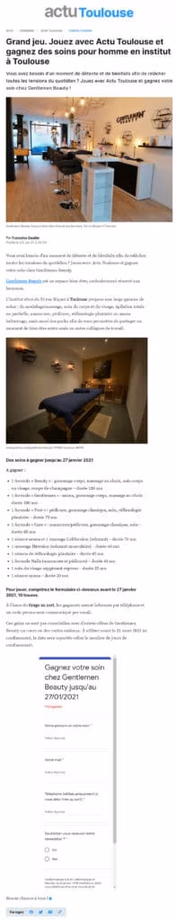 Grand jeu avec Actu Toulouse