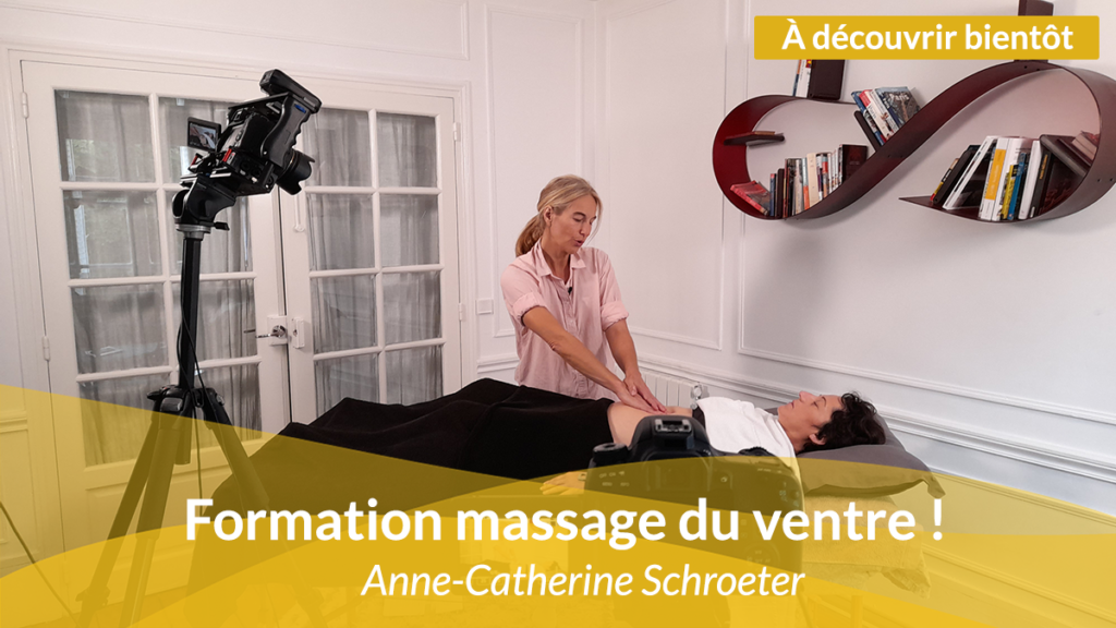 Anne Cathérine - tournage massage du ventre